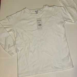 Splendid Kid’s Fleece- Off White Crew-Size 14 Girls